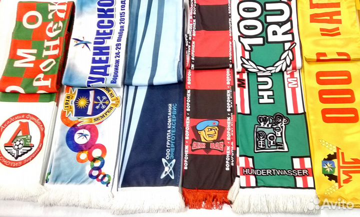 Изготовление шарфов с логотипом на заказ