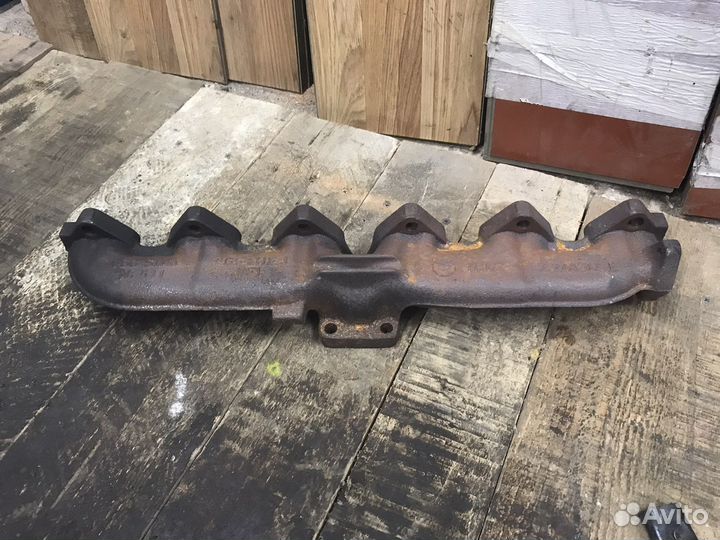 Чугунный выпускной коллектор m57 bmw e39 e53 e38