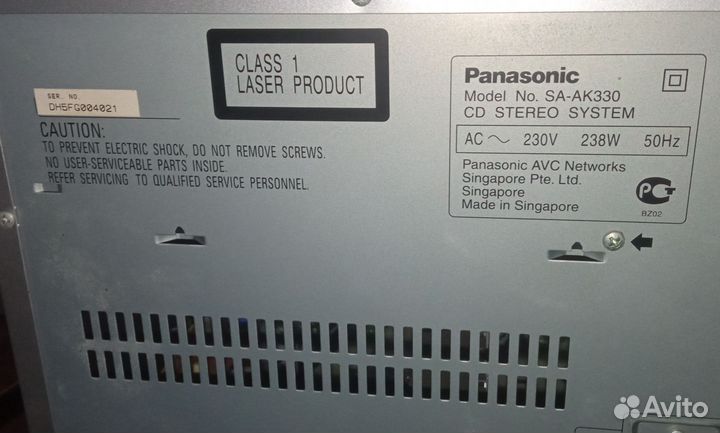 Музыкальный центр Panasonic SA-AK330