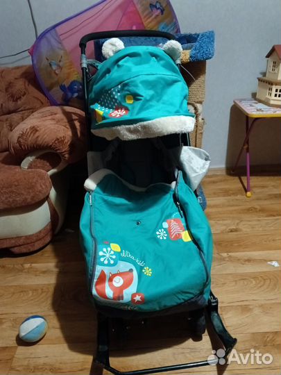 Детские санки коляска