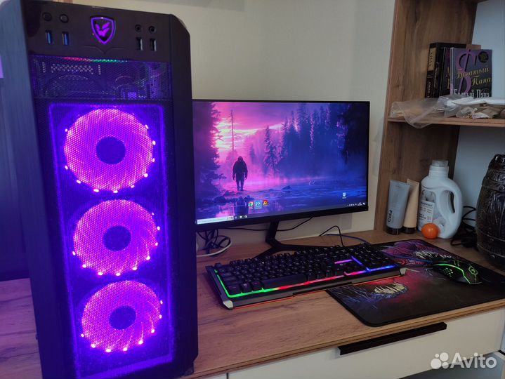 Игровой компьютер GTX 1660 ti, ryzen 5, 16ram