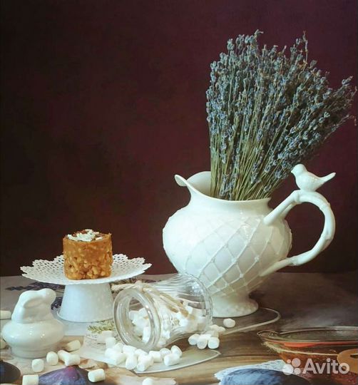 Кувшин,Кружки,Блюдо,Сервировочные кольца,Дорожка