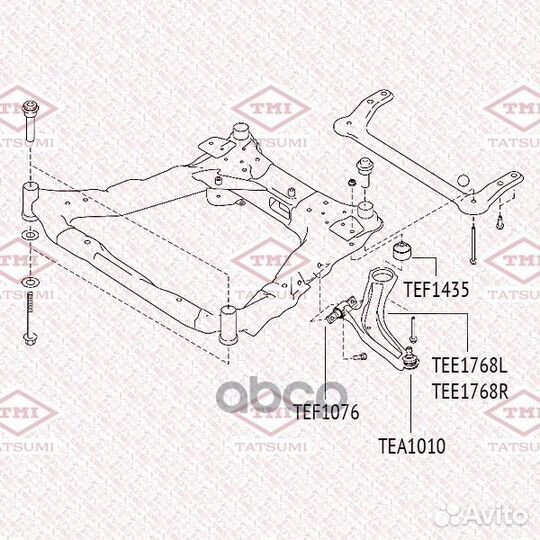 Nissan Qashqai 06- TEF1435 tatsumi