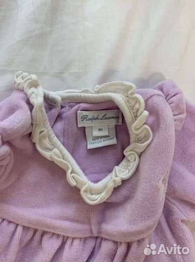 Ralph lauren комбинезон для девочки 9 месяцев