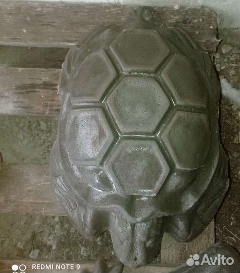 Черепаха,крокодил из бетона