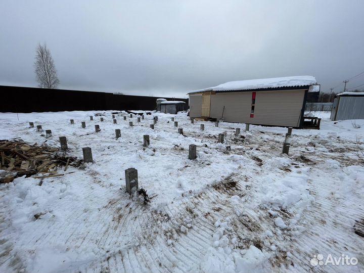 Фундамент на жб сваях