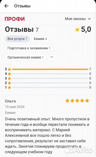 Репетитор по химии