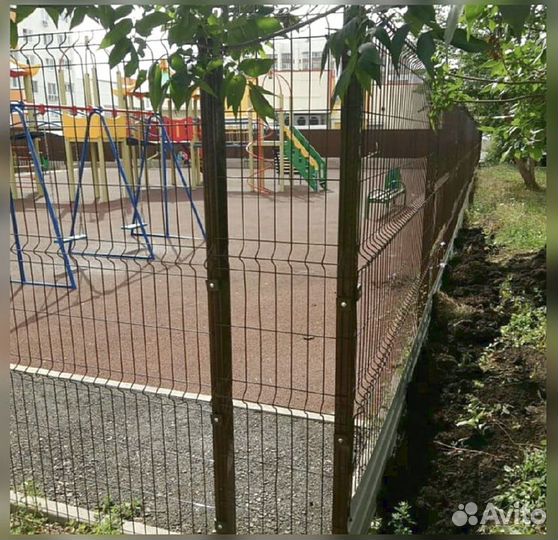 Забор из 3д сетки