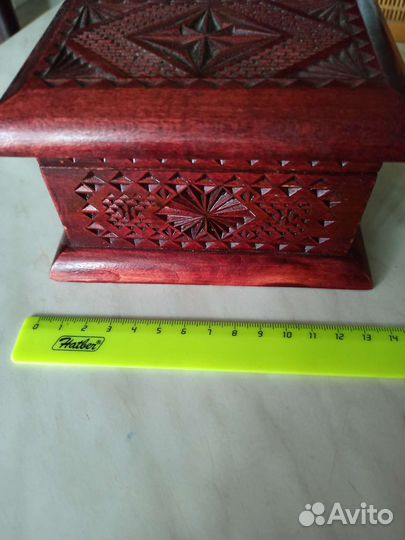 Шкатулка деревянная СССР