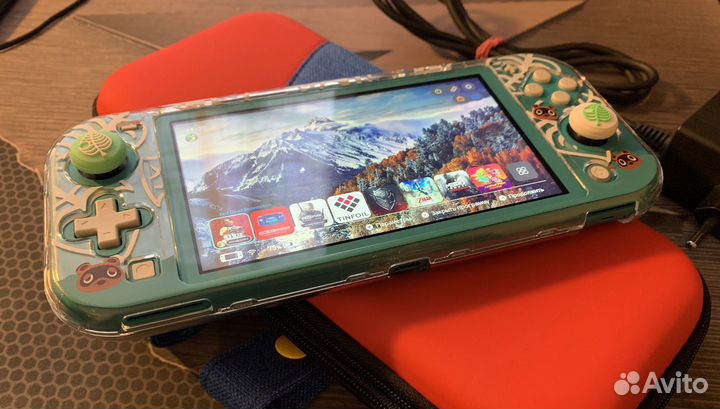 Прошитая Nintendo Switch Lite 288gb 400+ Игр Набор