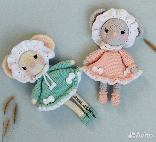 Вязаные игрушки/интерьерные корзины