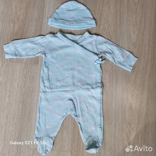 Фирменная одежда carters для девочки пакетом