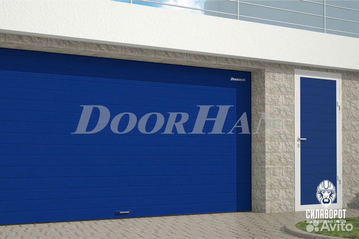 Ворота Дорхан 3700х2100 бытовые гаражные