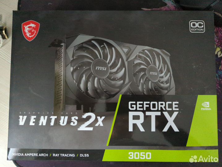 MSI nvidia Geforce RTX 3050 8GB Ventus 2x OC