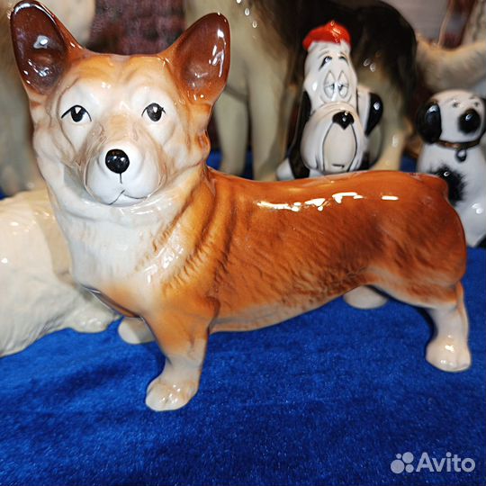 Корги.Терьер.Собаки.Англия.Статуэтки.Коллекция