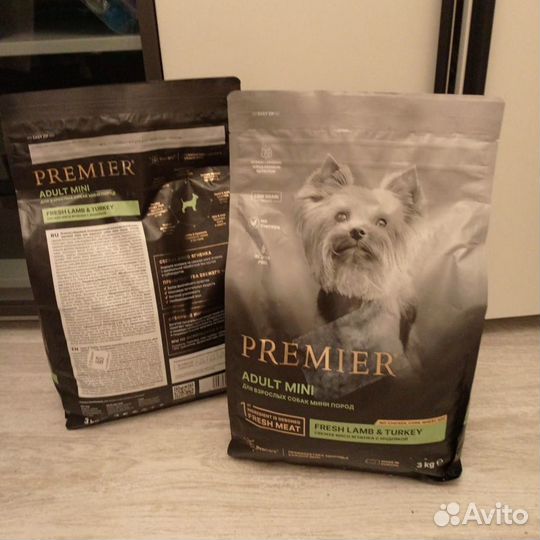 Корм для собак Premier новый 3 кг