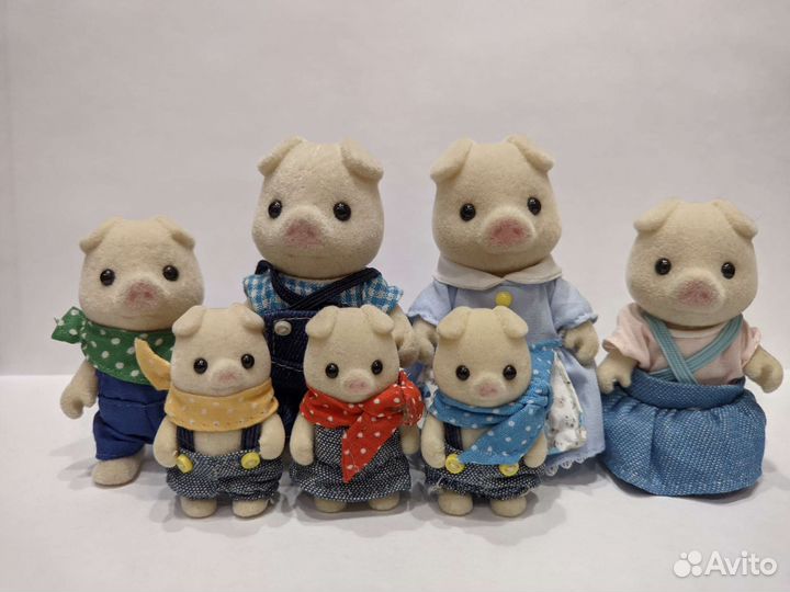 Sylvanian families хрюшки, свинки, поросята