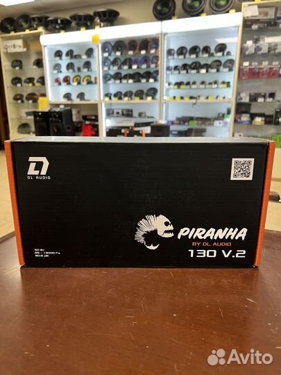 Динамики DL Audio Piranha 130 v2, 13 см эстрада