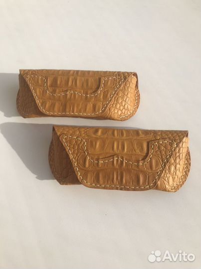 Чехол для очков из натуральной кожи