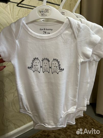Новые боди 74-86 р