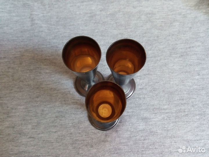 Ликёрные рюмки Киев 1958 серебро 875 пробы