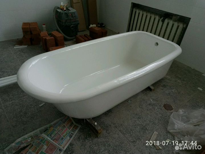 Профессиональная реставрация ванн, гарантия 5 лет