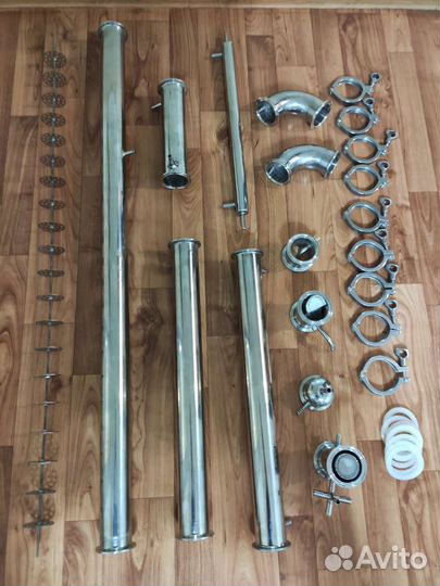 Спирт завод. Непрерывная бражная колонна