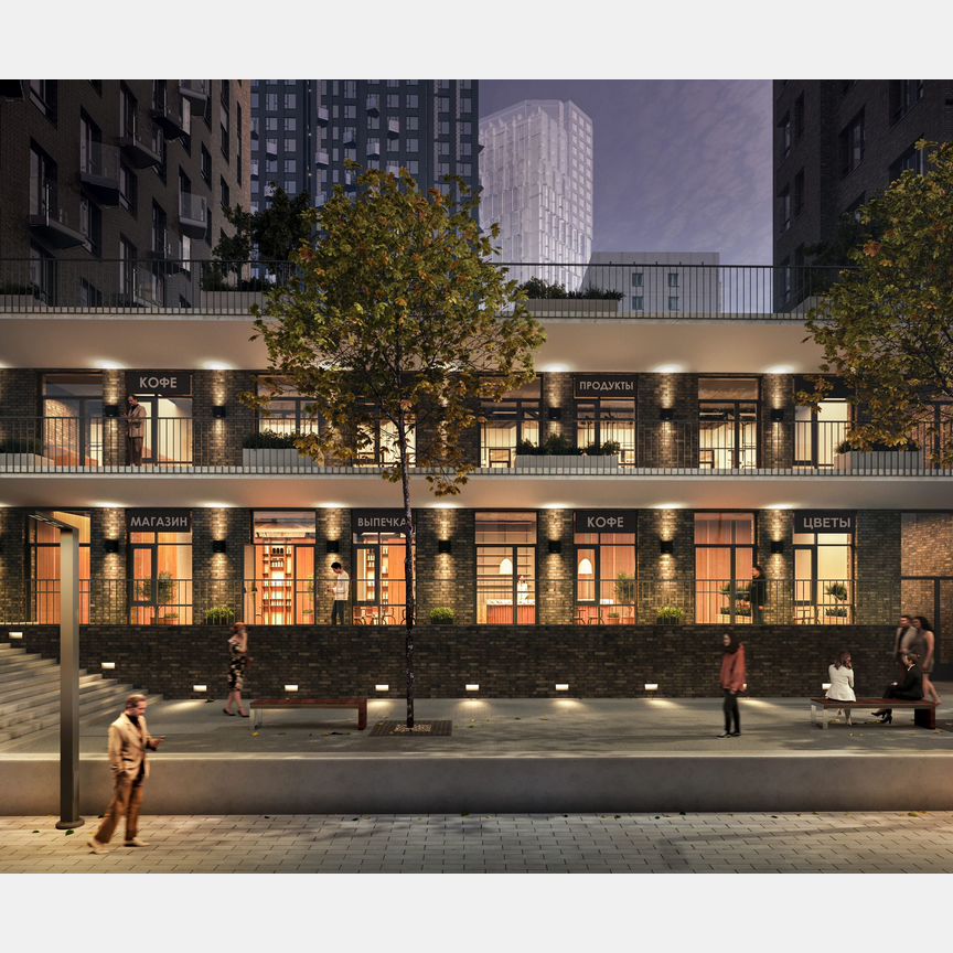 3-к. квартира, 87 м², 43/47 эт.