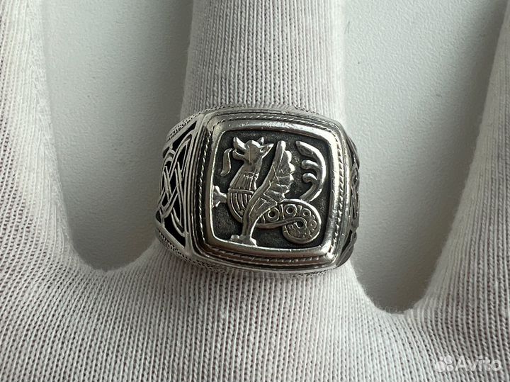 Печатка мужская серебро