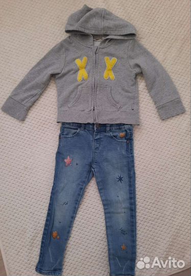 Брендовые вещи пакетом на девочку 92 98