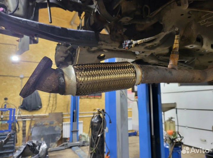 Ремонт гофры глушителя Porsche Macan I 2014-18