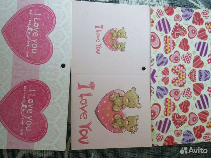 Открытки валентинки серии Романтика