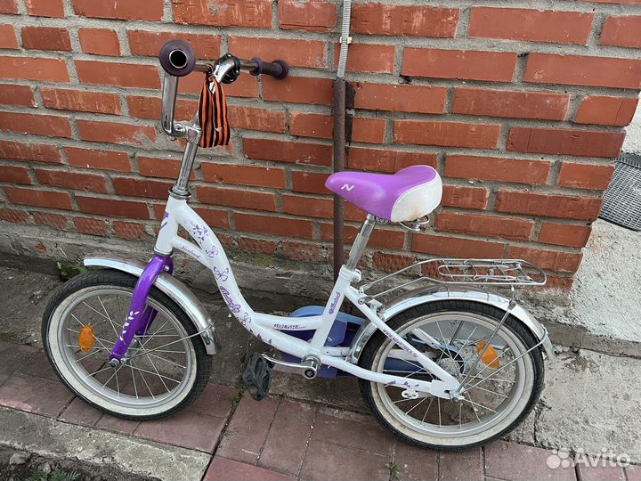 Детский велосипед novatrack butterfly 16