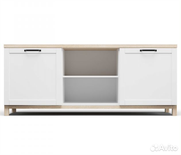 Тумба под телевизор / комод белый Техас