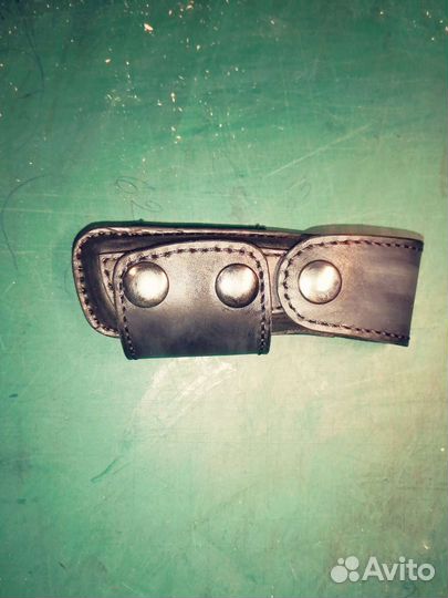 Кожаный чехол для складного ножа