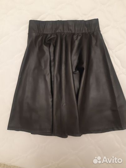 Кожаная юбка