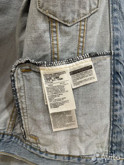 Джинсовая куртка женская levis