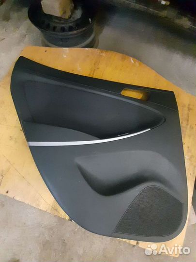 Дверная карта Hyundai Solaris 2013