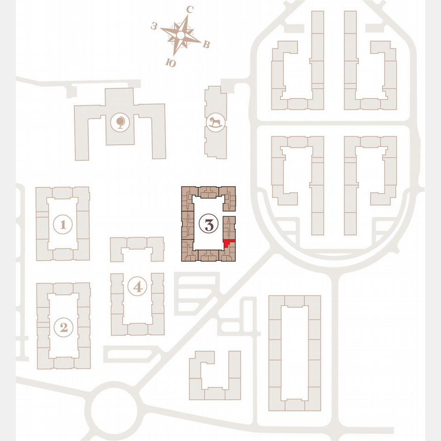 3-к. квартира, 80,9 м², 2/4 эт.