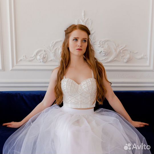 Топ с жемчужинами