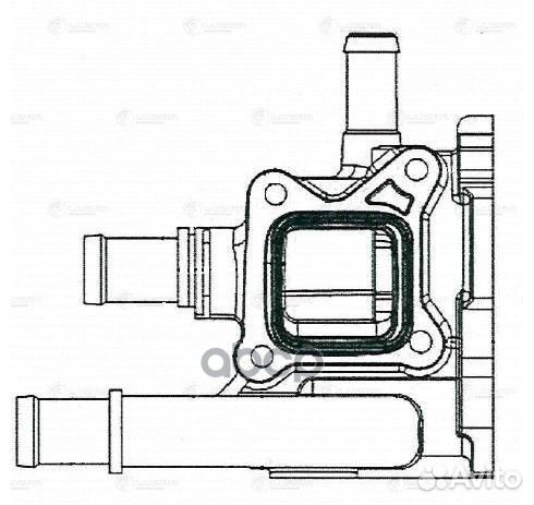 Корпус термостата LT 0549 LT0549 luzar