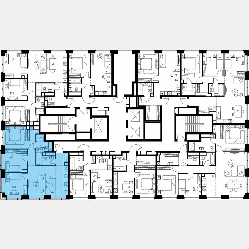4-к. квартира, 77,7 м², 30/48 эт.