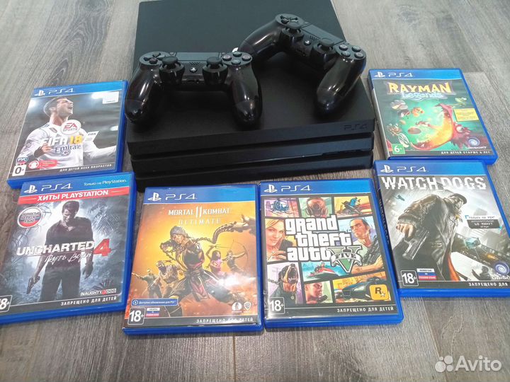 PlayStation 4 Pro 1тб и Игры