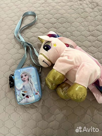 Рюкзак и сумочка для девочки