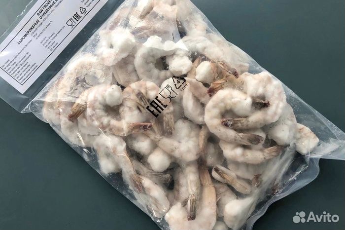 Креветка очищенная с хвостиком 21/25