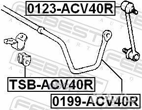 Стабилизатор задний 0199-ACV40R Febest