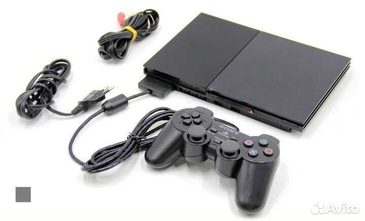 Sony PS2 модель 9000 с дисками
