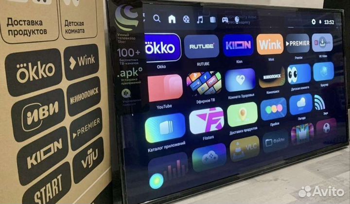 Новый Smart телевизор Sber43(109см)