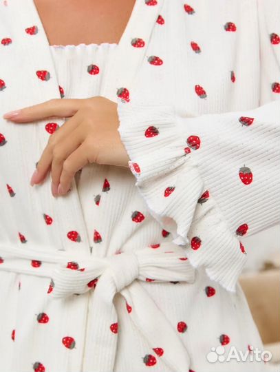 Ночная сорочка халат комплект для сна 42 44 46