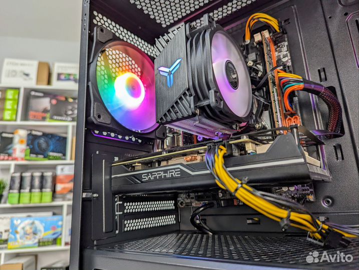 Игровой компьютер 12/24 ядер, DDR4 16GB, SSD, 500W